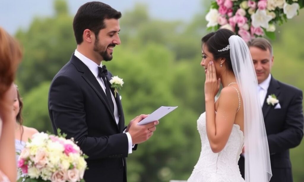 Emotionale Momente: Nacho und Maria geben sich das Ja-Wort