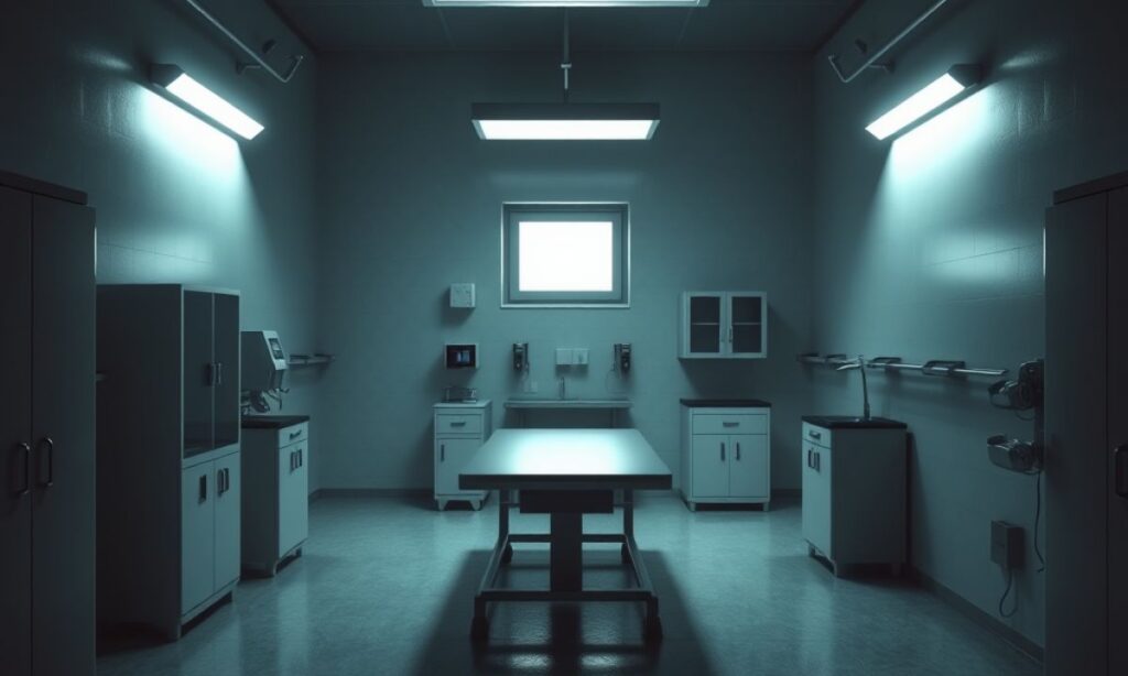 The Morgue Setting A Claustrophobic Stage